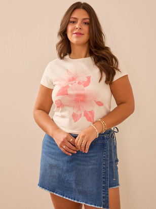 Hibiscus Baby Tee - ARULA - 