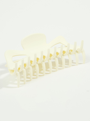 Bianca Claw Clip - Beige - ARULA