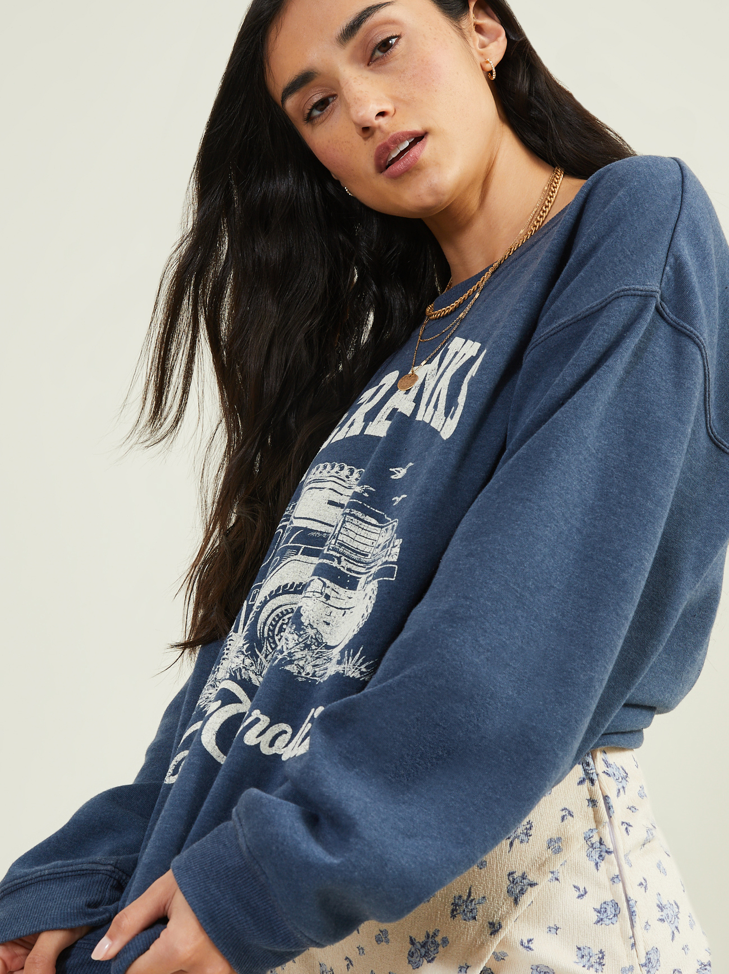 Outer Banks Oversized Fleece Sweatshirt