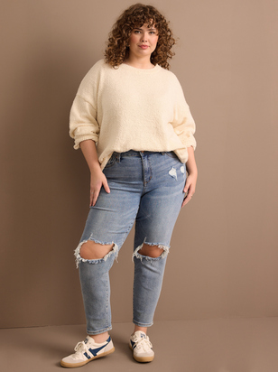 Plus Size Ripped & Distressed Jeans for Women