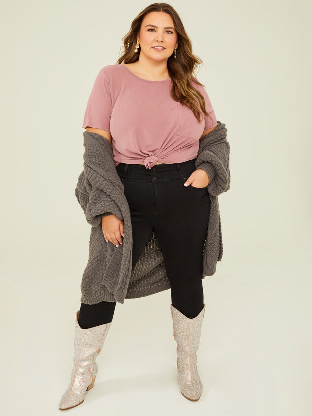 Waist Smoothing Skinny Jeans Detail 1 - ARULA