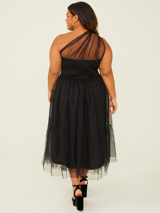 Vivienne Tulle Maxi Dress Detail 2 - ARULA