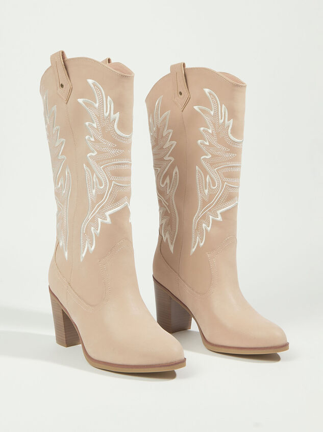 Geeni Wide Width & Wide Calf Boots Detail 1 - ARULA