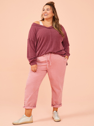 Blazer Ribbed Top - ARULA