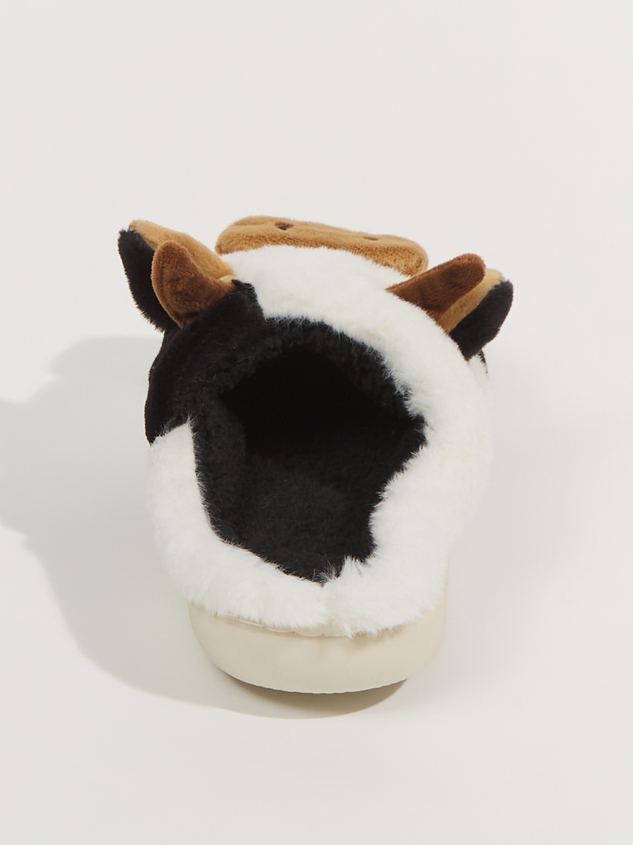 Cow Slippers Detail 3 - ARULA