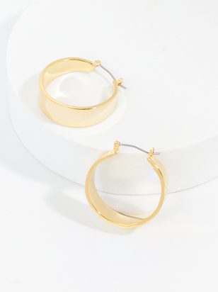 18k Gold Helena Hoop Earrings - ARULA