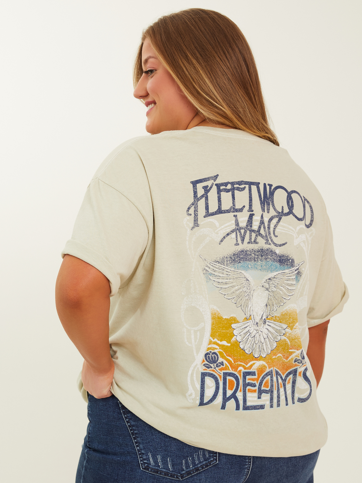 Fleetwood Mac Graphic Tee in Sand Arula