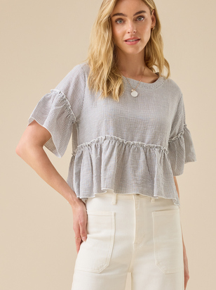 Leyla Stripe Top - ARULA - 