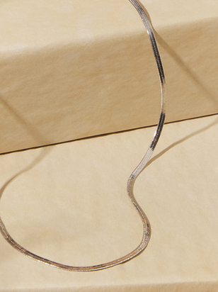 Herringbone Chain Necklace - ARULA