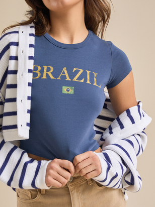 Brazil Baby Tee - ARULA