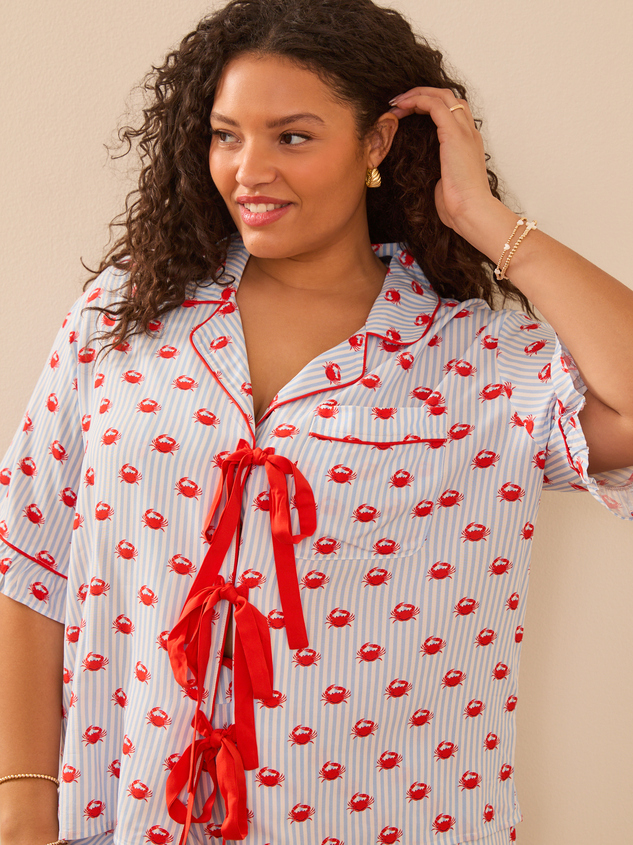 Benny Crab Lounge Top Detail 7 - ARULA