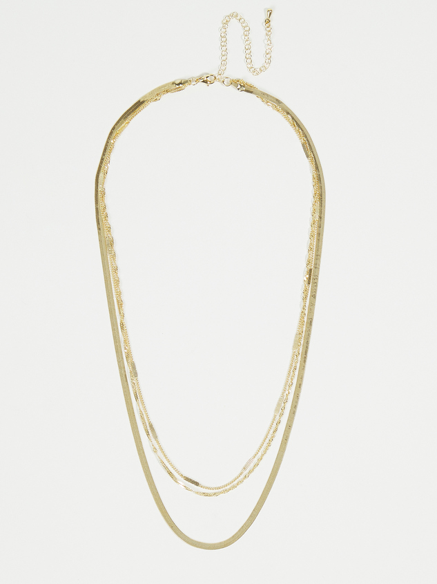 18k Gold Liliana Necklace Detail 2 - ARULA
