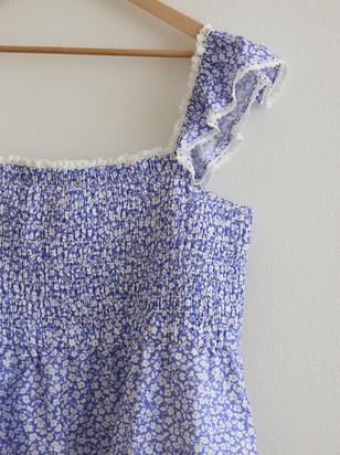 Indie Smocked Babydoll Top - ARULA