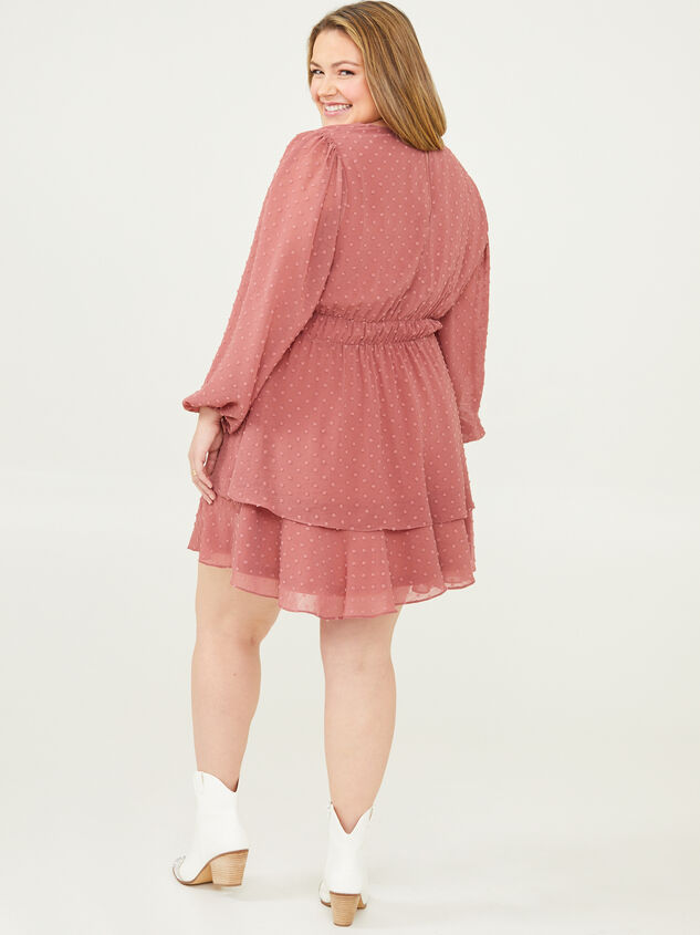 Adelyn Clipdot Dress Detail 3 - ARULA