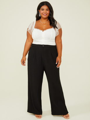 Lilibet Textured Pants - ARULA