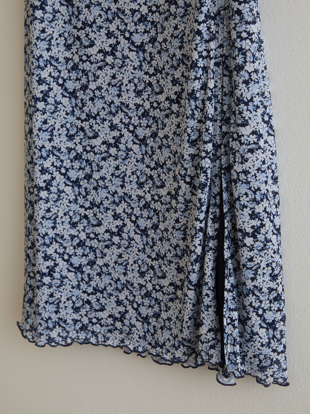 Harper Floral Midi Skirt Detail 2 - ARULA