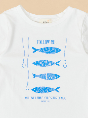 Faithful Fisherman Graphic Tee - ARULA