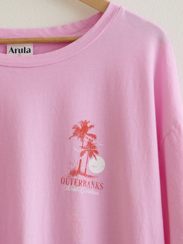 Outerbanks Graphic Tee Detail 2 - ARULA