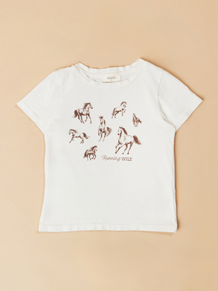Running Wild Horses Tee Shirt - ARULA