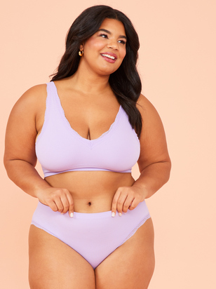 Seamless Ribbed High Leg Undie - ARULA