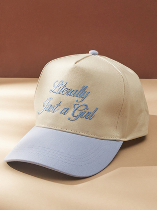 Literally Just A Girl Baseball Cap - ARULA - 