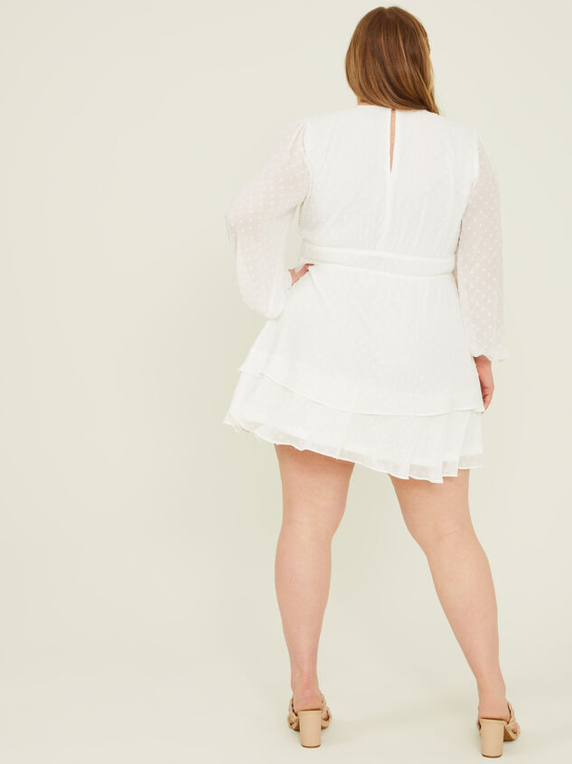 Adelyn Clipdot Dress Detail 4 - ARULA
