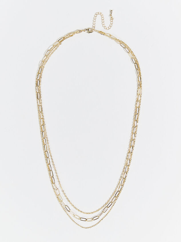 18k Gold Aliyah Necklace Detail 2 - ARULA