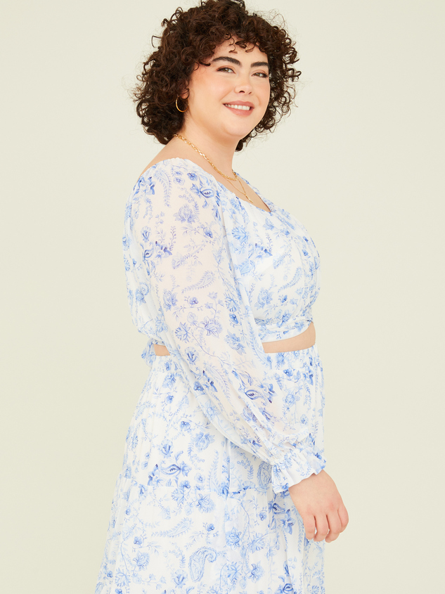 Bliss Floral Top Detail 4 - ARULA