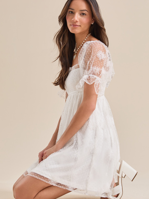 Kalia Babydoll Mini Dress - ARULA - 
