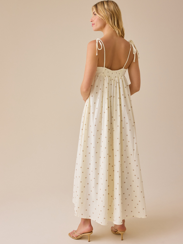 Laura Dot Mama Dress Detail 5 - ARULA