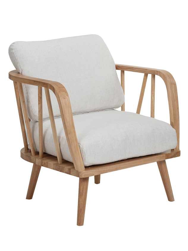 Rubberwood Side Chair Detail 2 - ARULA