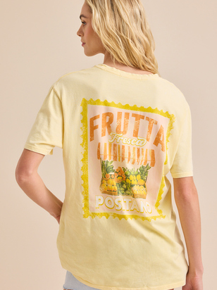 Positano Fruit Stand Oversized Tee - ARULA