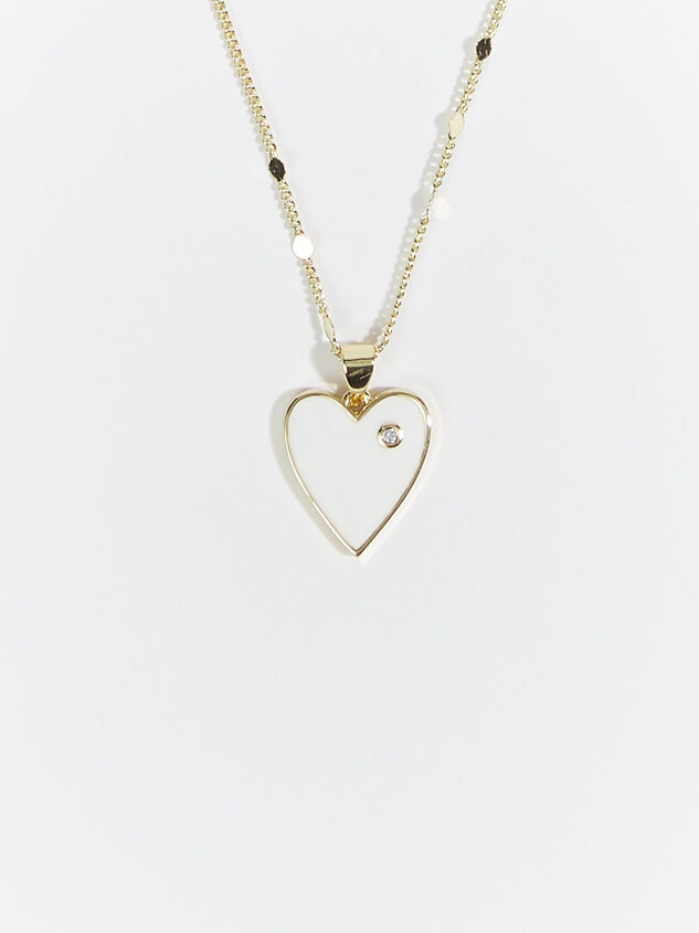 Dexter Heart Necklace Detail 2 - ARULA