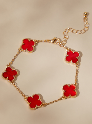 Double Sided Clover Bracelet - ARULA - 