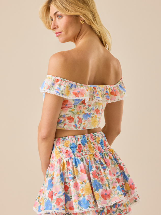 Lyra Floral Top Detail 5 - ARULA