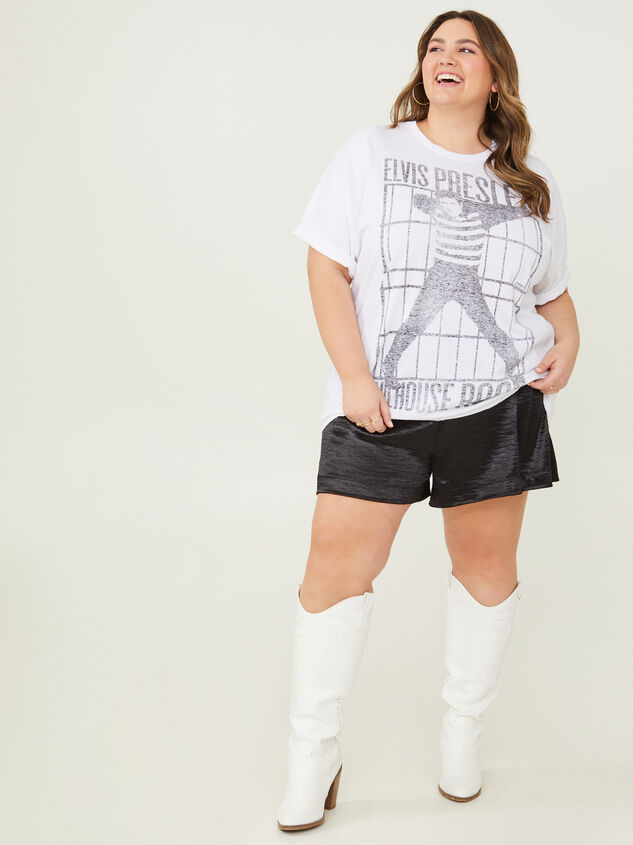 Elvis Presley Oversized Tee Detail 5 - ARULA