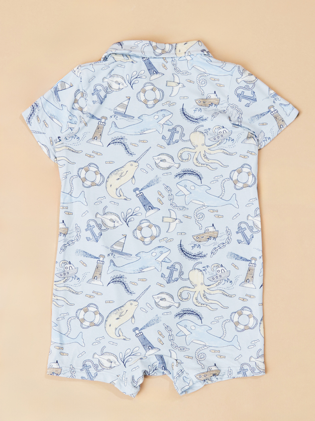 Sullivan Nautical Polo Shortie Detail 2 - ARULA