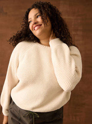 Chenille plus size sweater hotsell