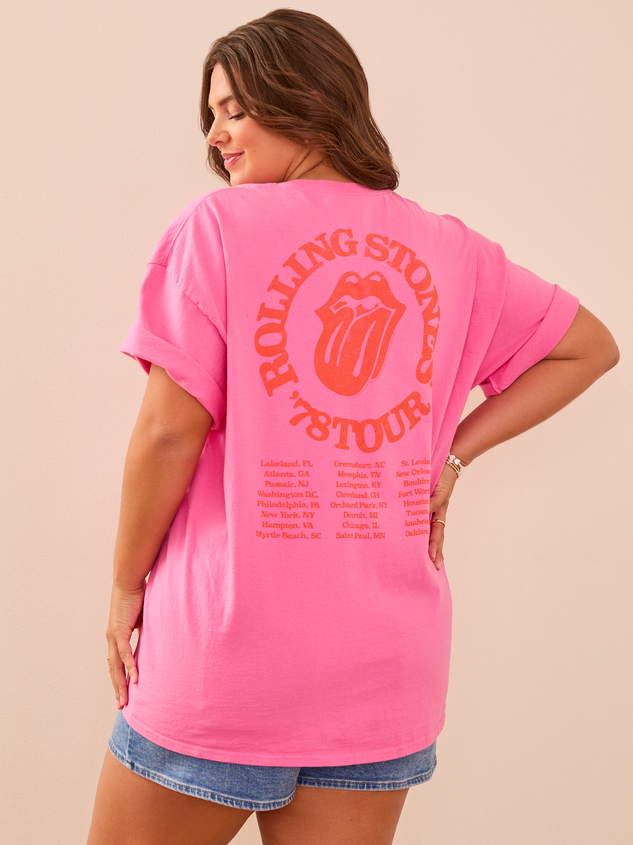 Rolling Stones Graphic Tee Detail 2 - ARULA
