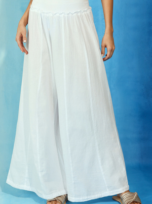 Maya Wide Leg Gauze Pant - ARULA