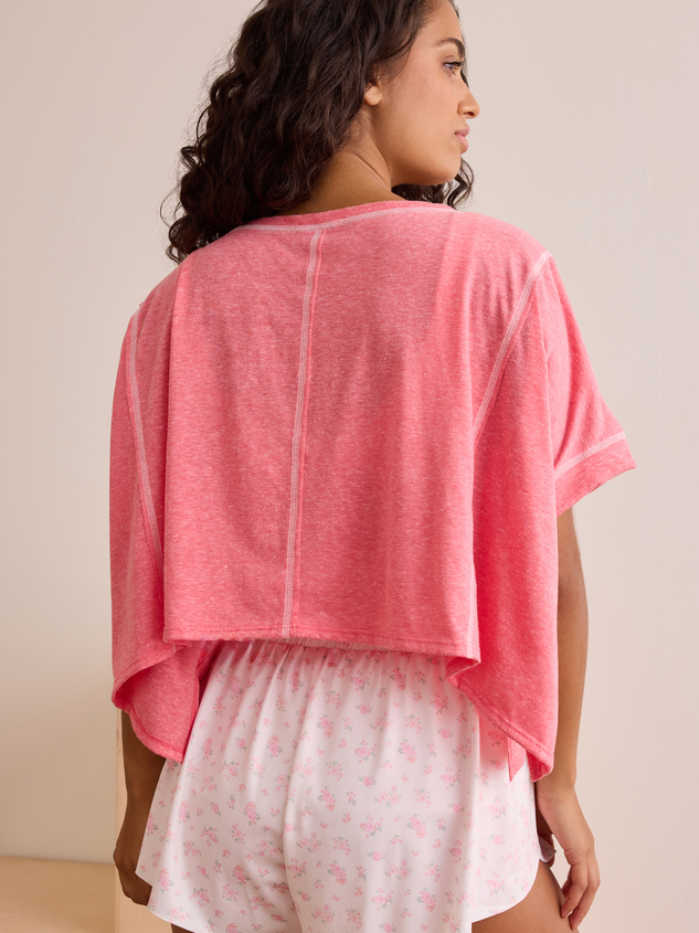 No Days Off Boxy Tee Detail 4 - ARULA