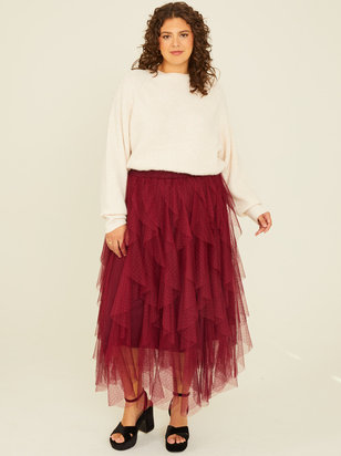 Nia Tulle Maxi Skirt - ARULA