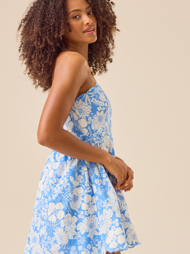 Jenna Strapless Mini Dress Detail 5 - ARULA