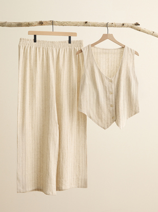 Brayden Stripe Linen Pant - ARULA