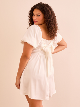 Nadia Satin Dress - ARULA
