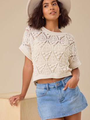 Ozzy Denim Mini Skort - ARULA - 