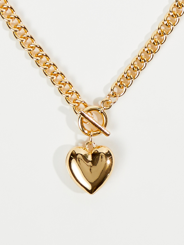 Bubble Heart Necklace Detail 3 - ARULA