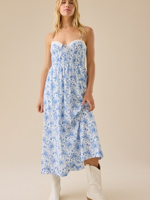Sherly Floral Maxi Dress - ARULA - 