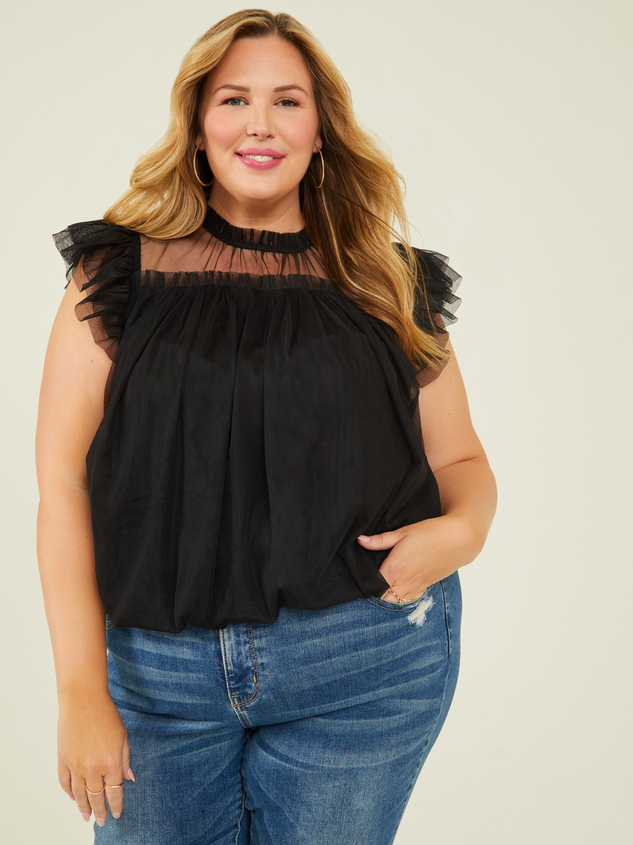 Lydia Tulle Top - ARULA