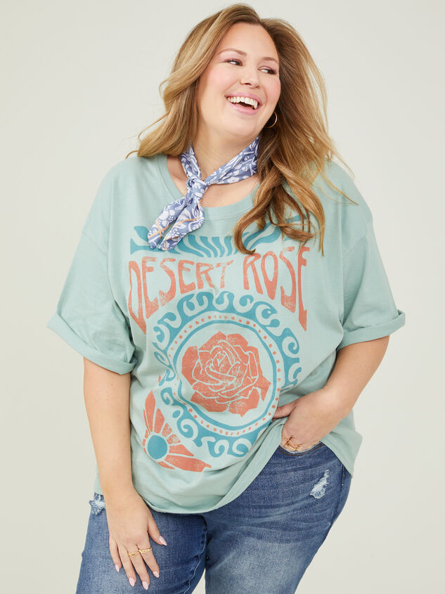 Desert Rose Tee Detail 1 - ARULA